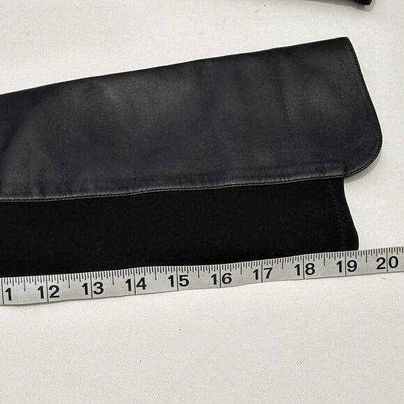 Stuart Weitzman Womens 7.5 M Black 50/50 Hidden Wedge Knee High Leather Boots - Picture 16 of 16